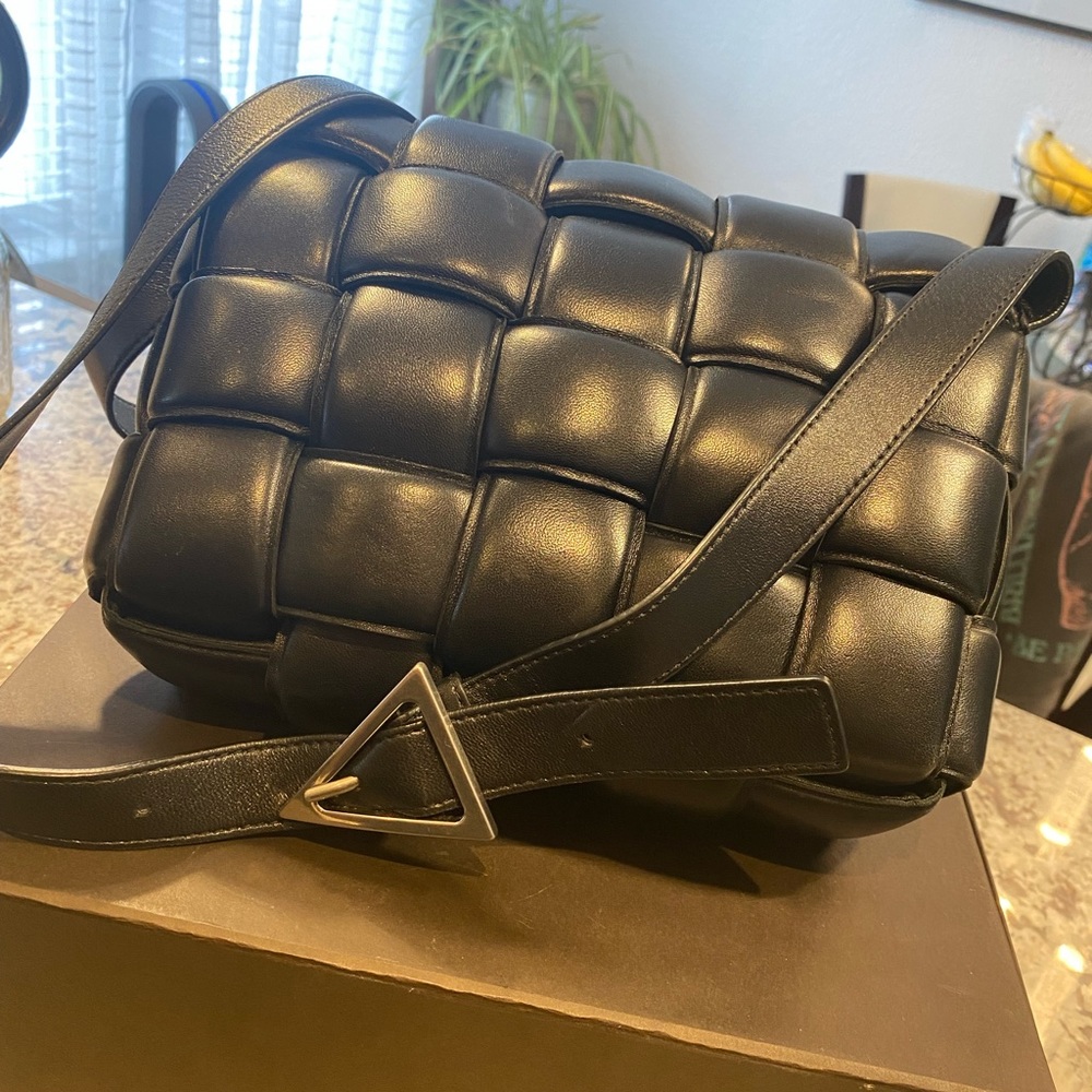 Bottega padded cassette bag